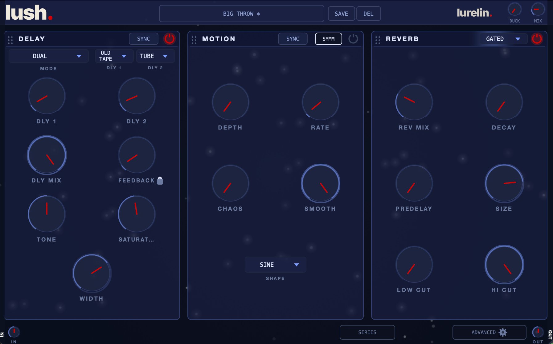 Lush plugin interface